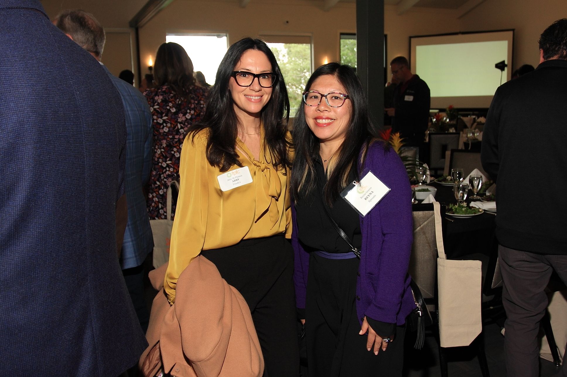 Abby McPherson of Frieda’s and Reyna Graves of Sprouts.